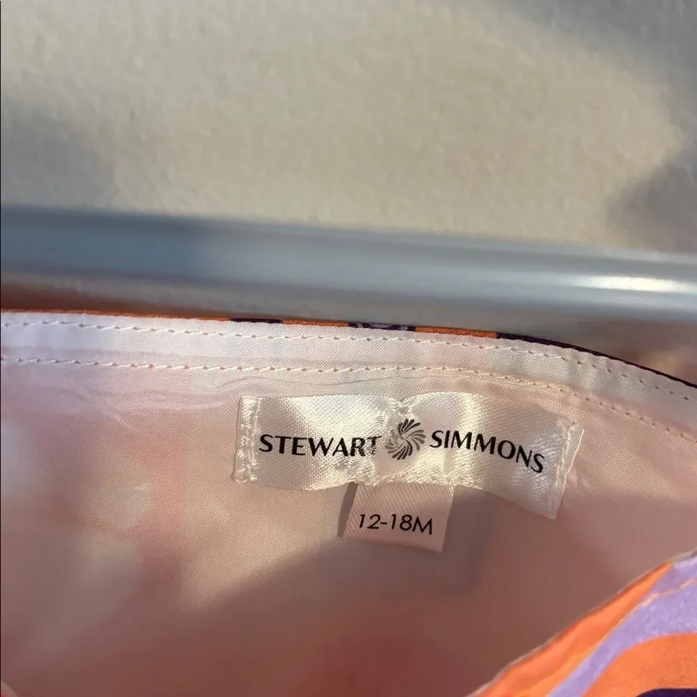 Stewart Simmons Clemson university romper size 12-18 Months